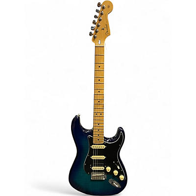 Used Fender Player Stratocaster HSS Plus Top Blue Burst Solid Body Electric Guitar