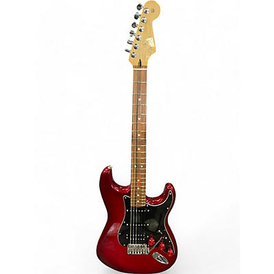 Fender Used Fender Player Stratocaster HSS Plus Top Candy Red Burst Solid Body Electric Guitar