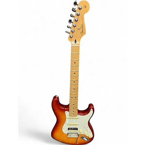 Used Fender Player Stratocaster HSS Plus Top Crimson Red Burst Solid Body Electric Guitar Crimson Red Burst