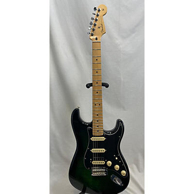 Fender Used Fender Player Stratocaster HSS Plus Top Green Burst Solid Body Electric Guitar