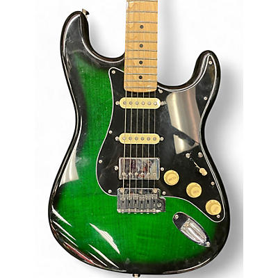 Fender Used Fender Player Stratocaster HSS Plus Top Green Burst Solid Body Electric Guitar