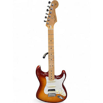 Used Fender Player Stratocaster HSS Plus Top Sienna Sunburst Solid Body Electric Guitar