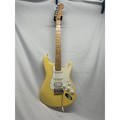 Fender Used Fender Player Stratocaster HSS Vintage Yellow Solid Body Electric Guitar