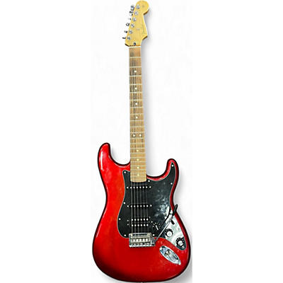 Fender Used Fender Player Stratocaster HSS pau Ferro limited edition Candy Red Burst Solid Body Electric Guitar