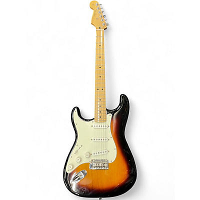 Used Fender Player Stratocaster Left Handed 2 Color Sunburst Solid Body Electric Guitar