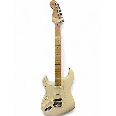 Used Fender Player Stratocaster Left Handed Alpine White Solid Body Electric Guitar