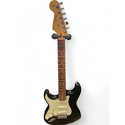 Used Fender Player Stratocaster Left Handed Black Solid Body Electric Guitar