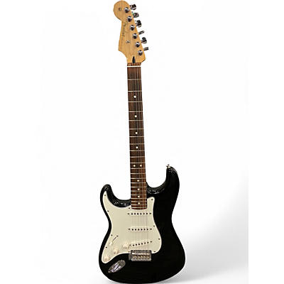 Used Fender Player Stratocaster Left Handed Black Solid Body Electric Guitar