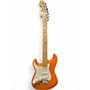 Used Fender Player Stratocaster Left Handed Orange Solid Body Electric Guitar Orange