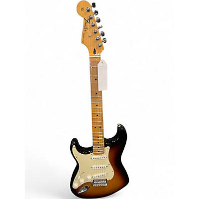 Used Fender Player Stratocaster Left Handed Vintage Sunburst Solid Body Electric Guitar