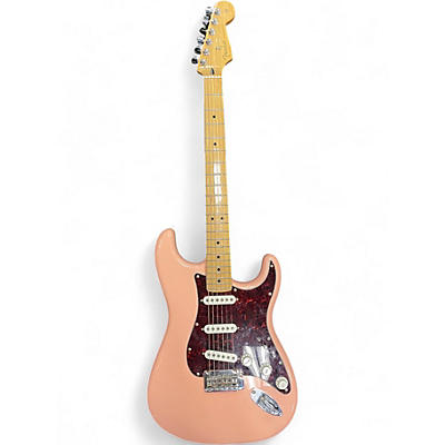 Used Fender Player Stratocaster Limited Edition 75th Anniversary Shell Pink Solid Body Electric Guitar