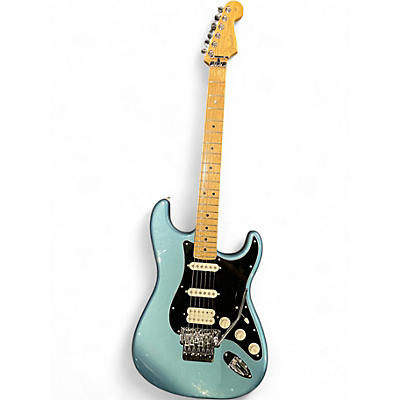 Used Fender Player Stratocaster MIM HSS 75th Anniversary w/ Floyd Rose Lake Placid Blue Solid Body Electric Guitar