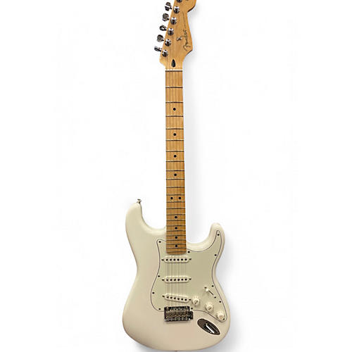 Used Fender Player Stratocaster Olympic White Solid Body Electric Guitar Olympic White