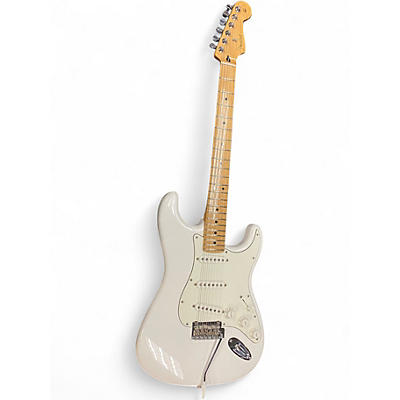 Used Fender Player Stratocaster Olympic White Solid Body Electric Guitar