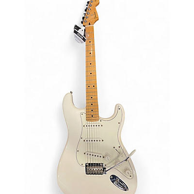Used Fender Player Stratocaster Olympic White Solid Body Electric Guitar
