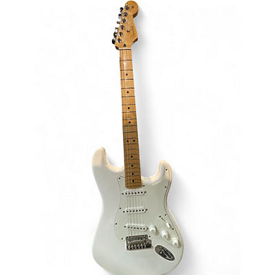 Used Fender Player Stratocaster Olympic White Solid Body Electric Guitar