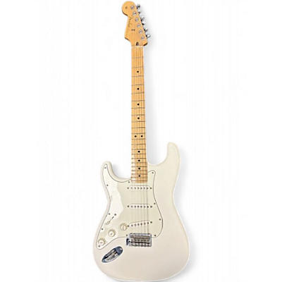 Used Fender Player Stratocaster Olympic White Solid Body Electric Guitar