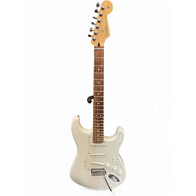 Used Fender Player Stratocaster Olympic White Solid Body Electric Guitar