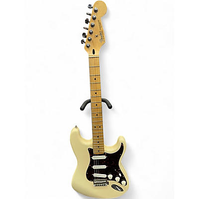 Used Fender Player Stratocaster Olympic White Solid Body Electric Guitar