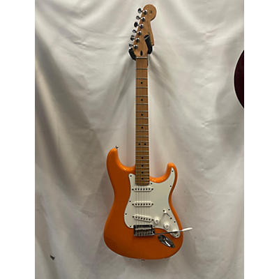 Fender Used Fender Player Stratocaster Orange Solid Body Electric Guitar