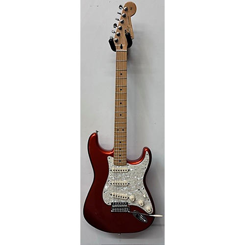 Fender Used Fender Player Stratocaster Orange Sparkle Solid Body Electric Guitar orange sparkle