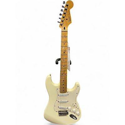 Used Fender Player Stratocaster Pearl White Solid Body Electric Guitar