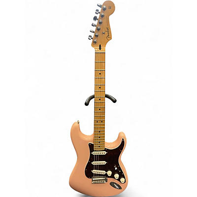 Used Fender Player Stratocaster Shell Pink Solid Body Electric Guitar