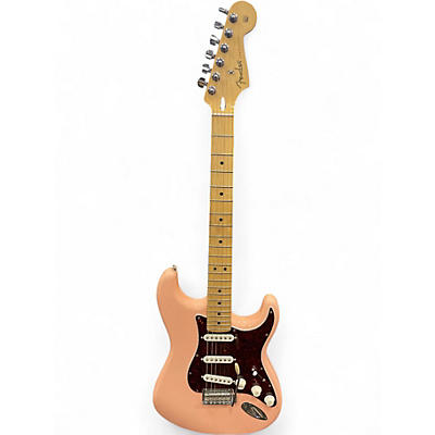 Used Fender Player Stratocaster Shell Pink Solid Body Electric Guitar