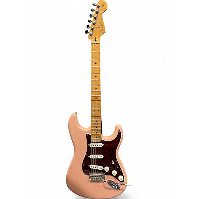 Used Fender Player Stratocaster Shell Pink Solid Body Electric Guitar