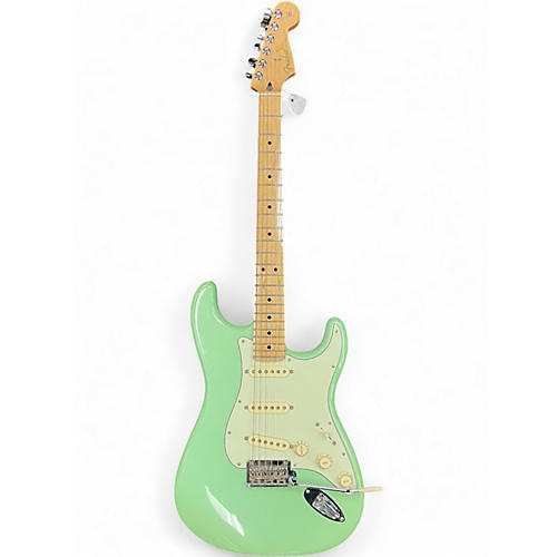 Used Fender Player Stratocaster Surf Green Solid Body Electric Guitar Surf Green