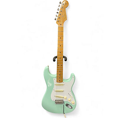 Used Fender Player Stratocaster Surf Green Solid Body Electric Guitar