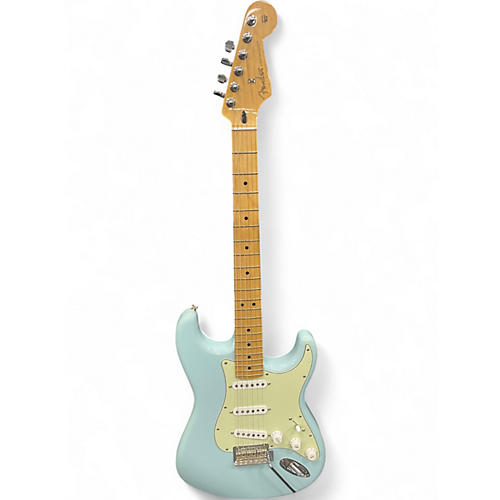 Used Fender Player Stratocaster TEAL Solid Body Electric Guitar TEAL