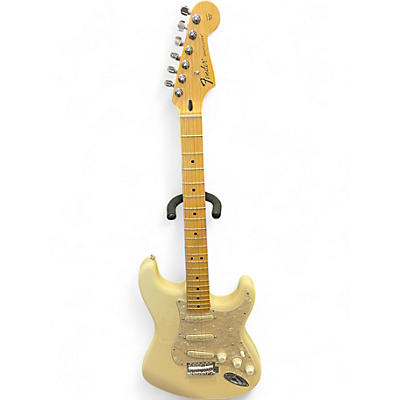 Used Fender Player Stratocaster White Solid Body Electric Guitar