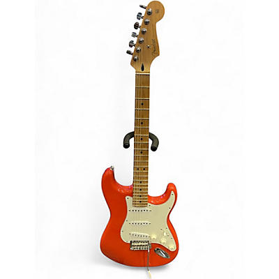 Used Fender Player Stratocaster red Solid Body Electric Guitar