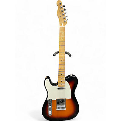 Used Fender Player Telecaster 3 Color Sunburst Solid Body Electric Guitar