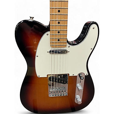 Used Fender Player Telecaster 3 Color Sunburst Solid Body Electric Guitar