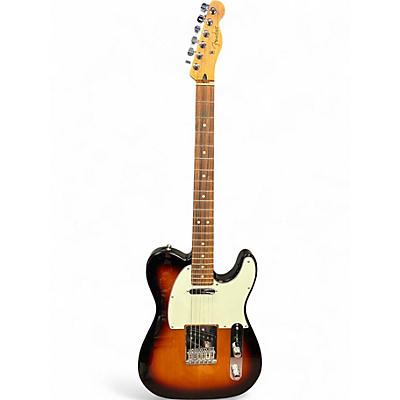 Used Fender Player Telecaster 3 Color Sunburst Solid Body Electric Guitar