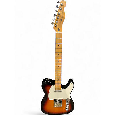 Used Fender Player Telecaster 3 Color Sunburst Solid Body Electric Guitar