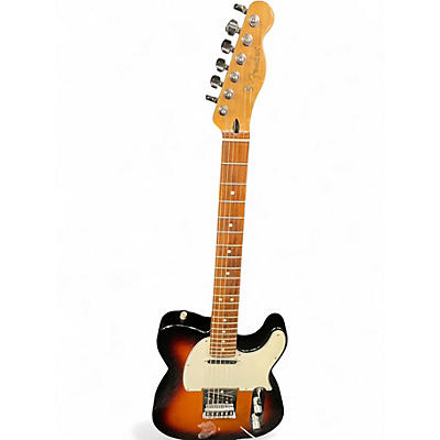 Used Fender Player Telecaster 3 Color Sunburst Solid Body Electric Guitar