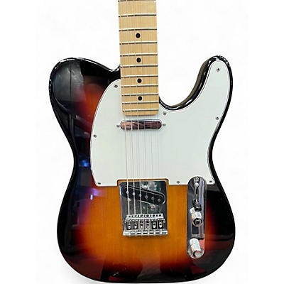 Used Fender Player Telecaster 3 Color Sunburst Solid Body Electric Guitar