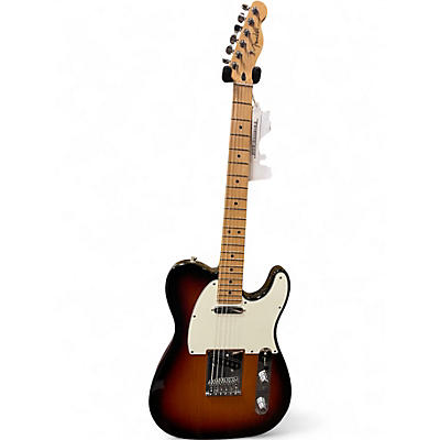 Used Fender Player Telecaster 3 Color Sunburst Solid Body Electric Guitar