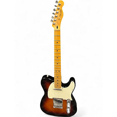 Used Fender Player Telecaster 3 Color Sunburst Solid Body Electric Guitar
