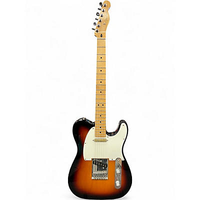 Used Fender Player Telecaster 3 Color Sunburst Solid Body Electric Guitar