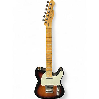 Used Fender Player Telecaster 3 Color Sunburst Solid Body Electric Guitar