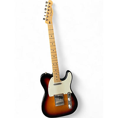 Used Fender Player Telecaster 3 Color Sunburst Solid Body Electric Guitar