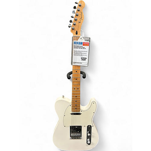 Used Fender Player Telecaster Arctic White Solid Body Electric Guitar Arctic White