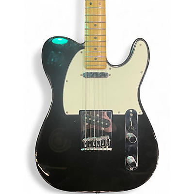 Used Fender Player Telecaster Black and White Solid Body Electric Guitar