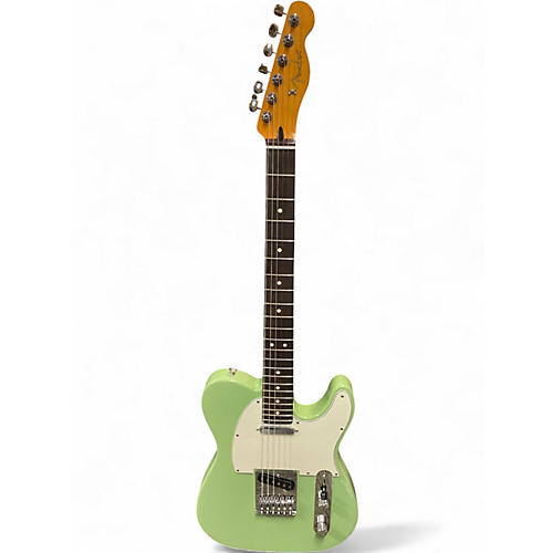 Used Fender Player Telecaster Green Solid Body Electric Guitar Green