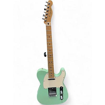 Used Fender Player Telecaster Green Solid Body Electric Guitar
