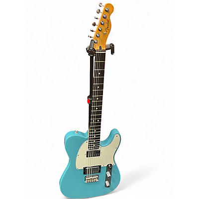 Used Fender Player Telecaster HH Aquatone Blue Solid Body Electric Guitar